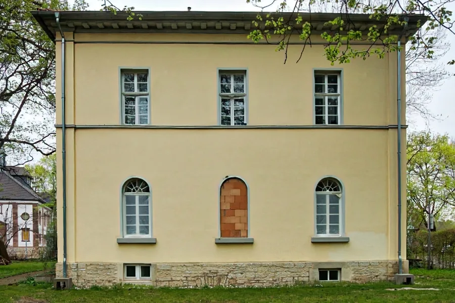 Sanierungsarbeiten an der Fassade
